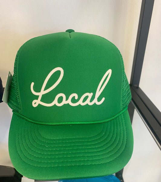 Green Local trucker cap